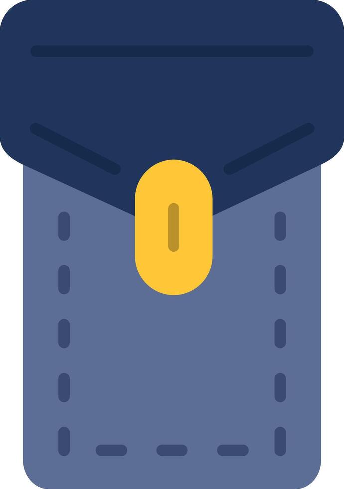 Pocket Flat Icon vector