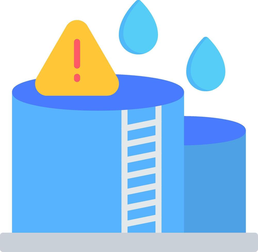 Reservoir Flat Icon vector