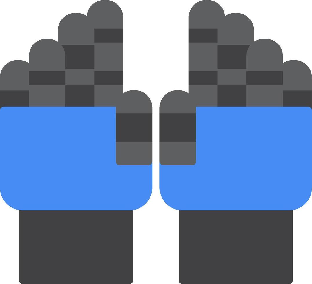 Robotic Hand Flat Icon vector