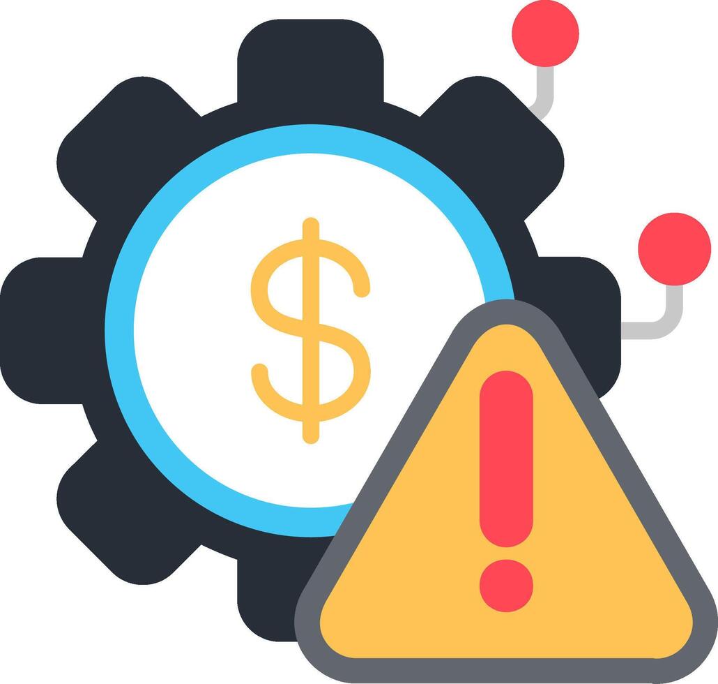 Risk Management Flat Icon vector