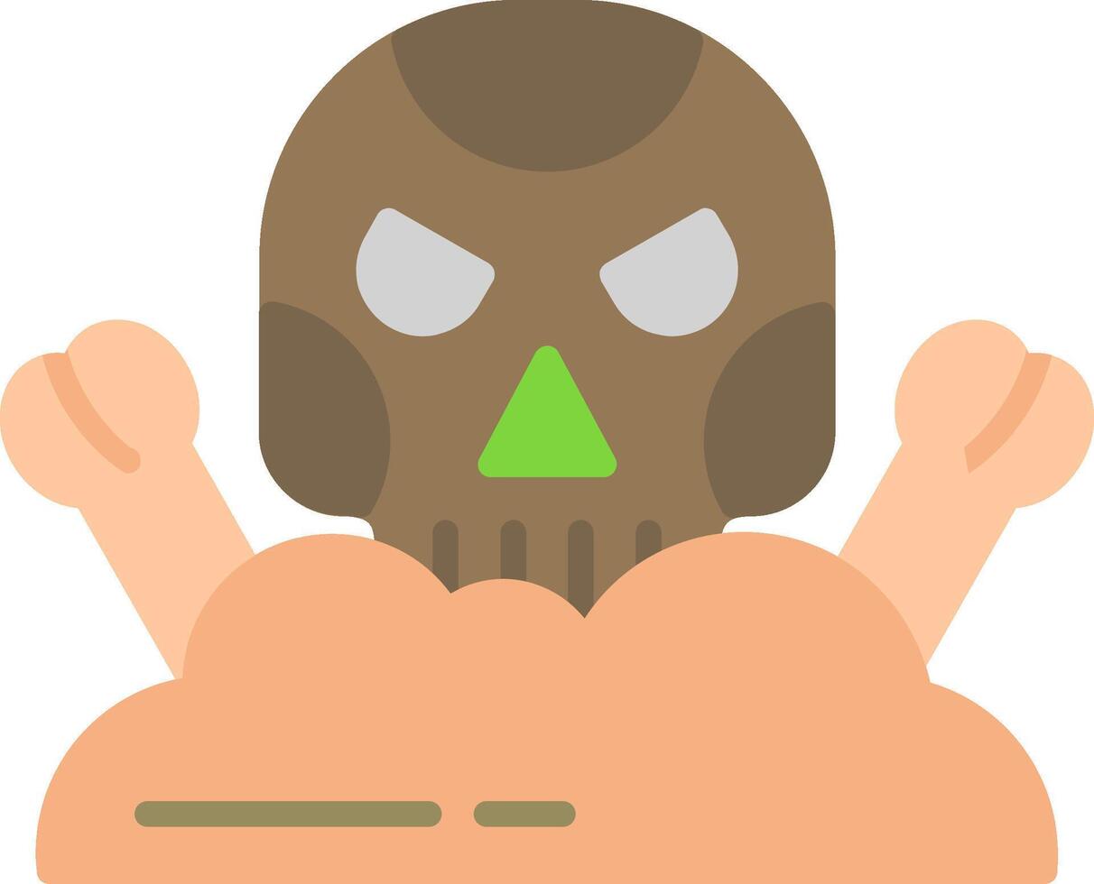 Skull Flat Icon vector