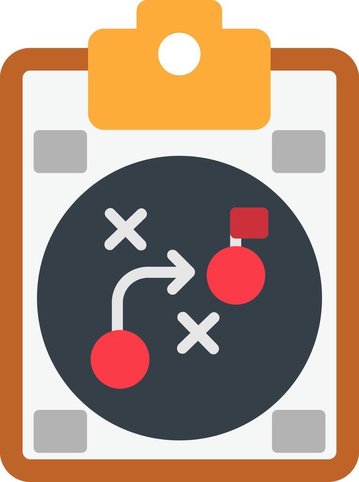 Strategy Flat Icon vector