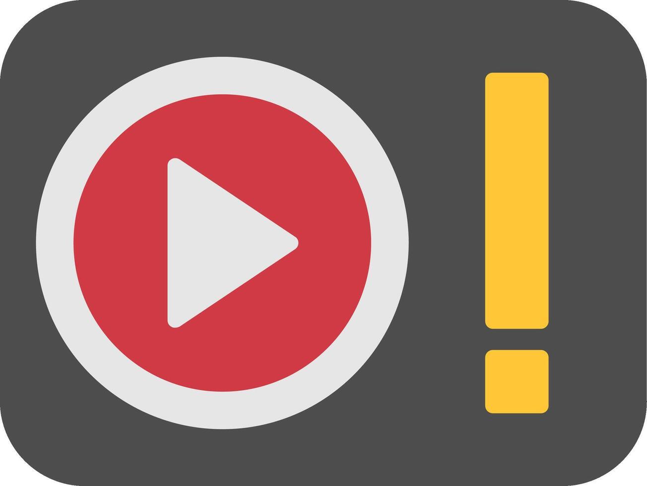 Movie Player Flat Icon vector