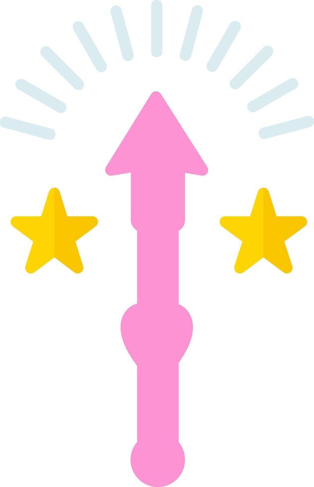 wand Flat Icon vector