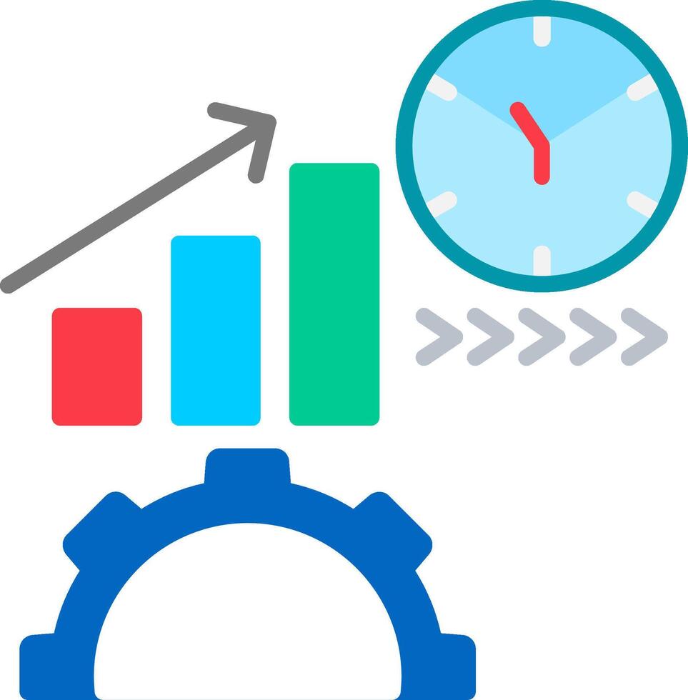 Time Flat Icon vector