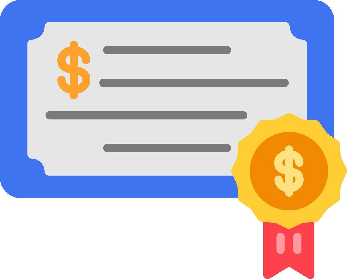 Bonds Flat Icon vector