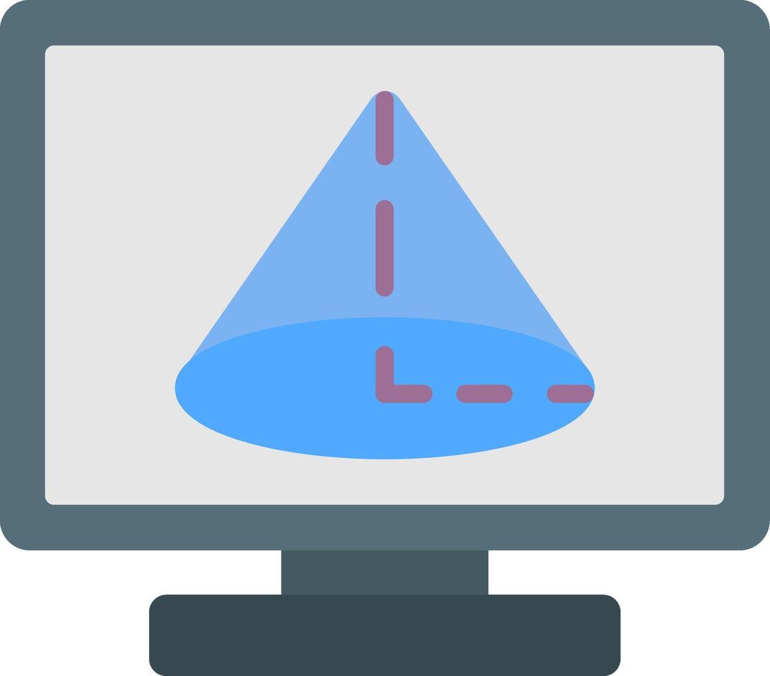 Elearning Flat Icon vector
