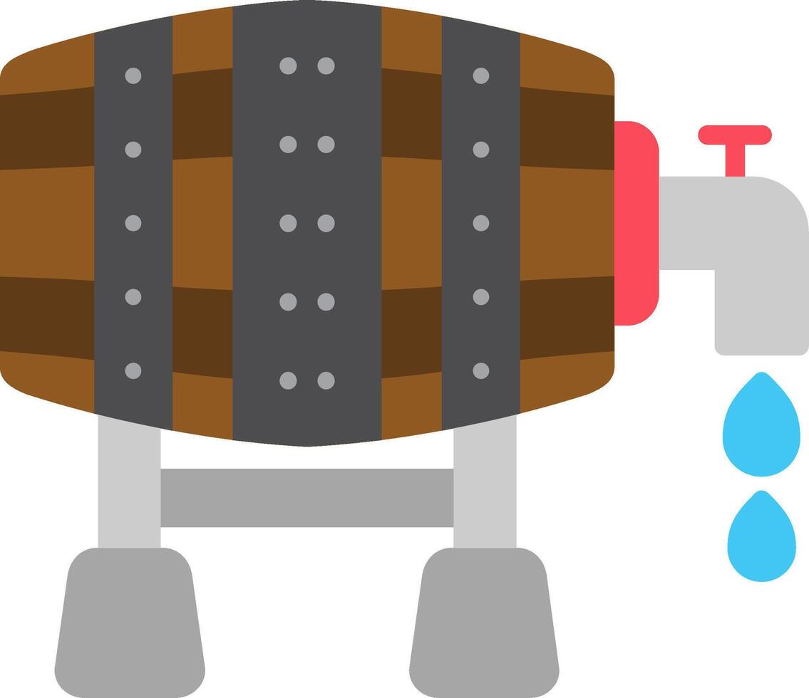 Barrel Flat Icon vector