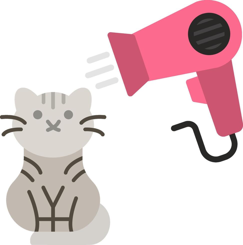Dryer Flat Icon vector
