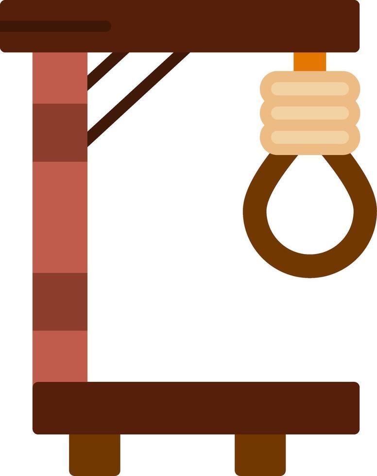 Gallows Flat Icon vector