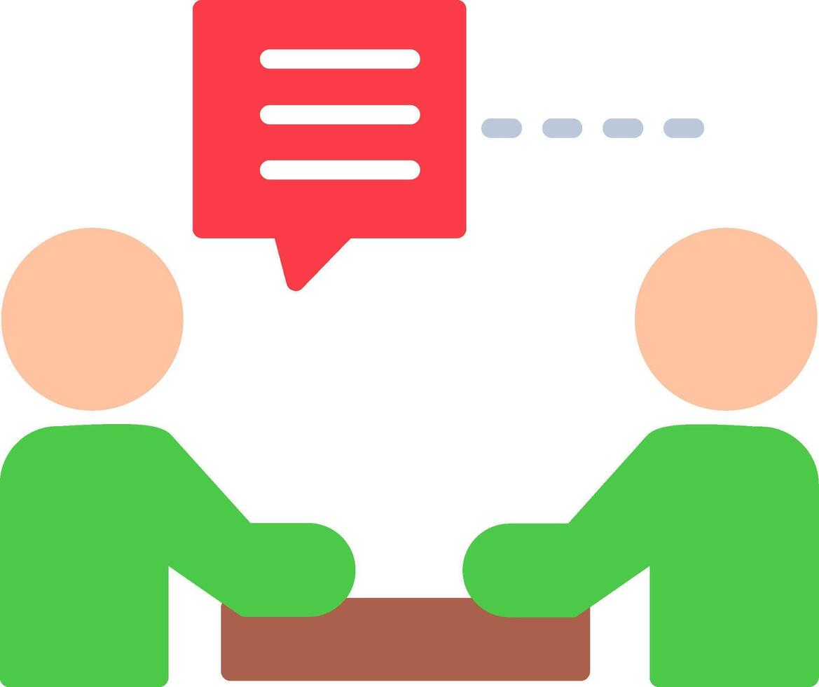Meeting Flat Icon vector