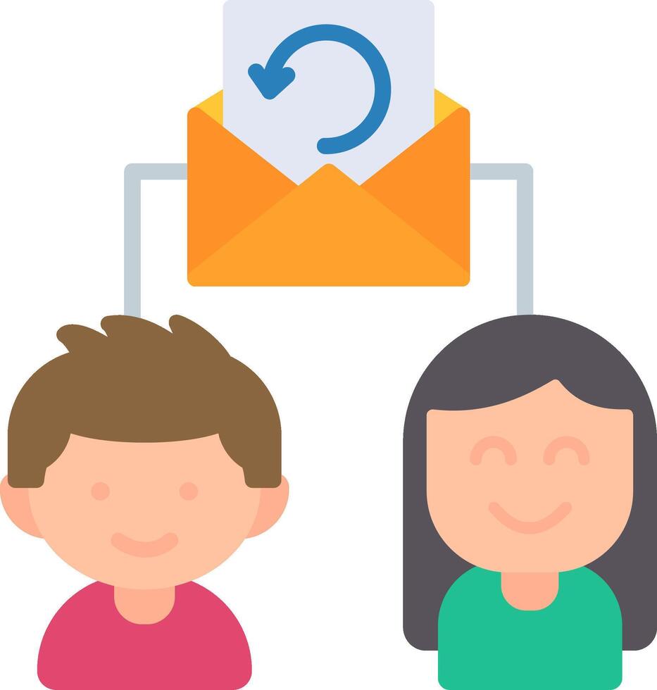 Mail Flat Icon vector
