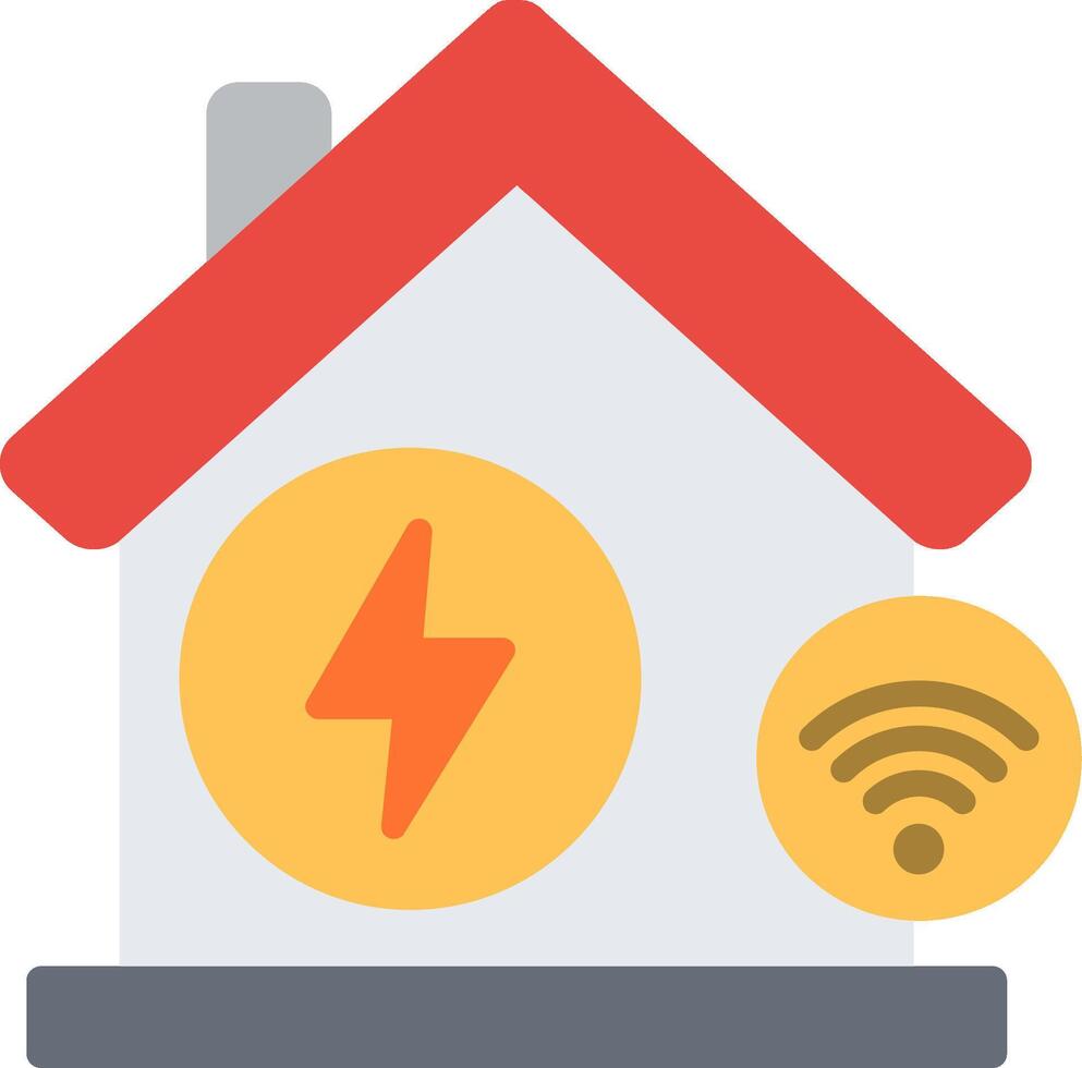 Smart Energy Flat Icon vector