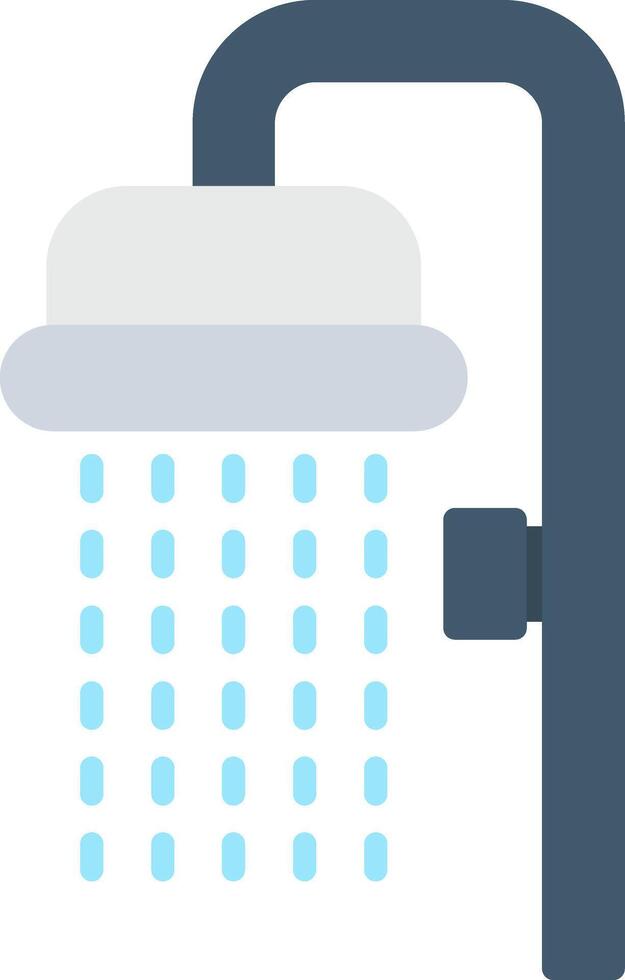Shower Flat Icon vector