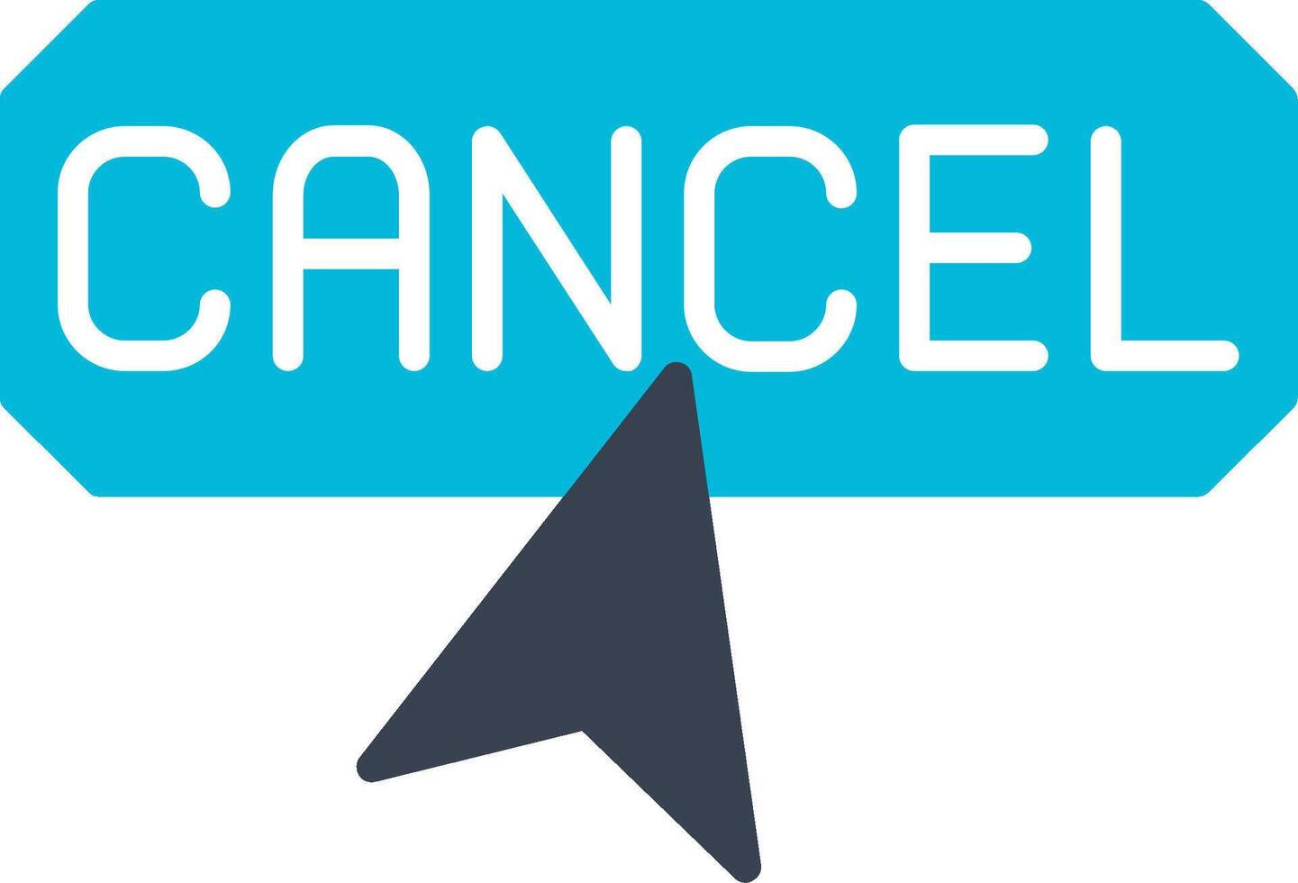 Cancel Flat Icon vector