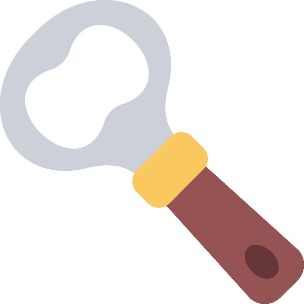 Bottle Opener Flat Icon vector