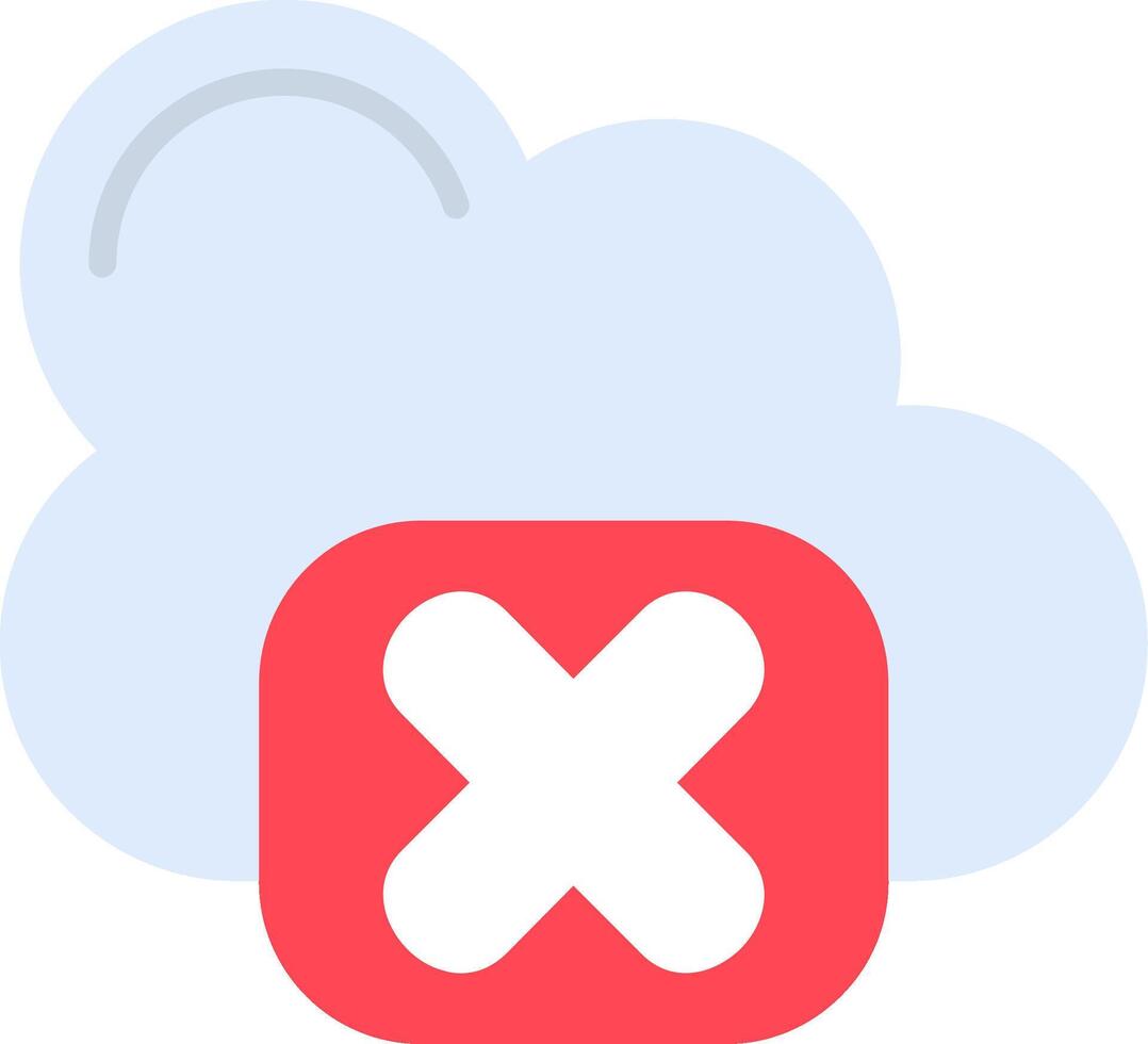 Rejected Flat Icon vector