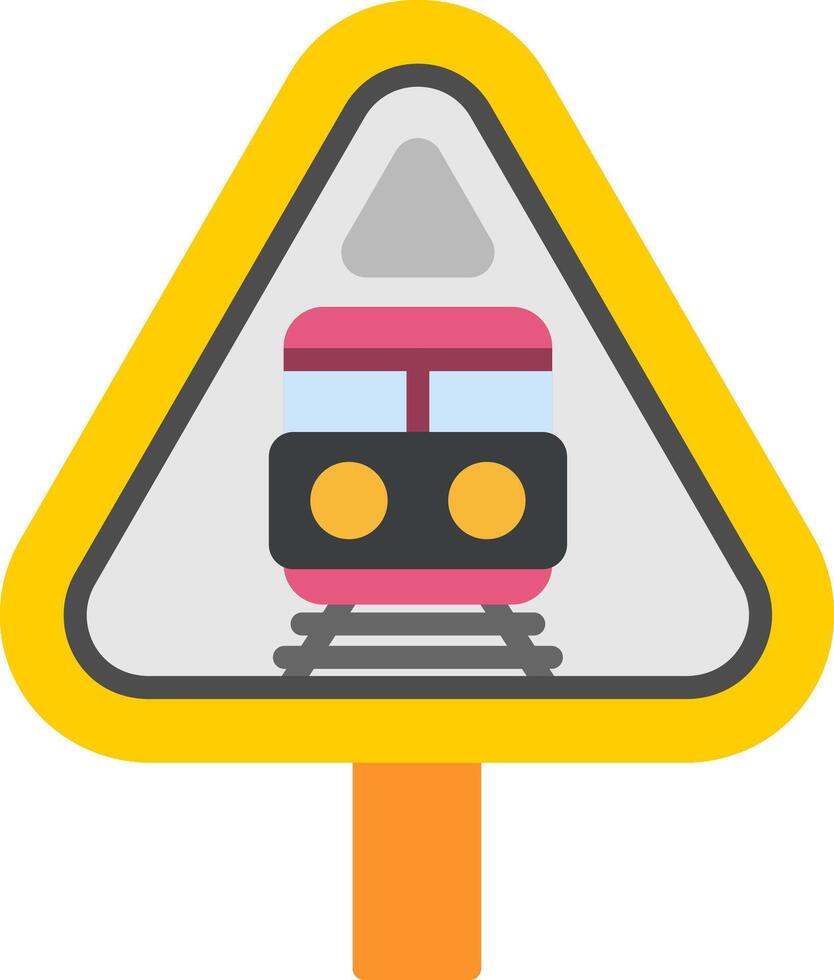 Railway Flat Icon vector