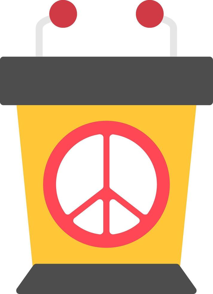 Speech Flat Icon vector