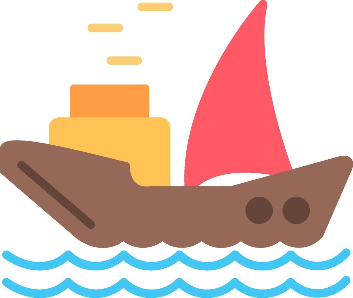 Ship Flat Icon vector