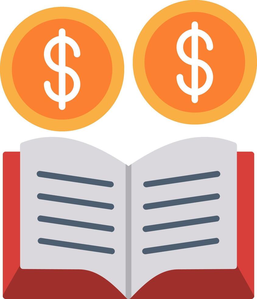 Tuition Flat Icon vector