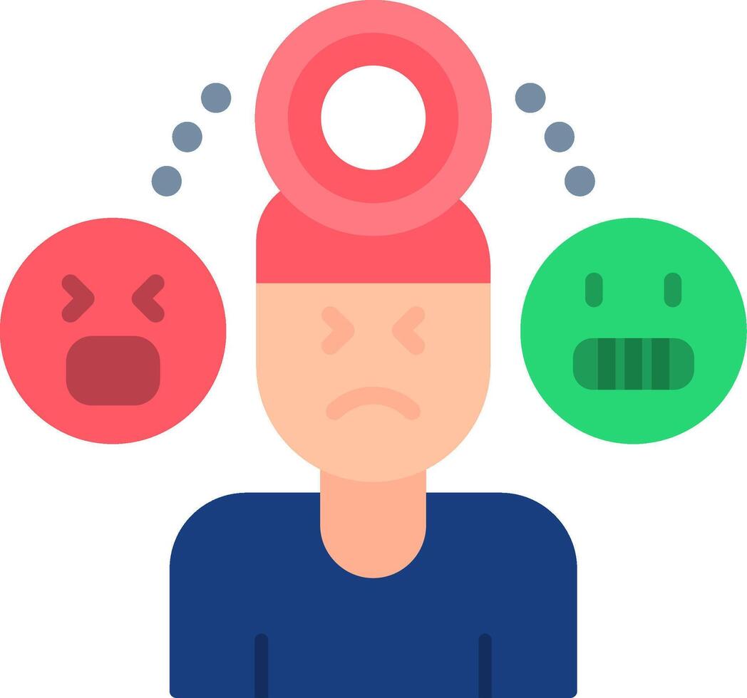 Adhd Flat Icon vector