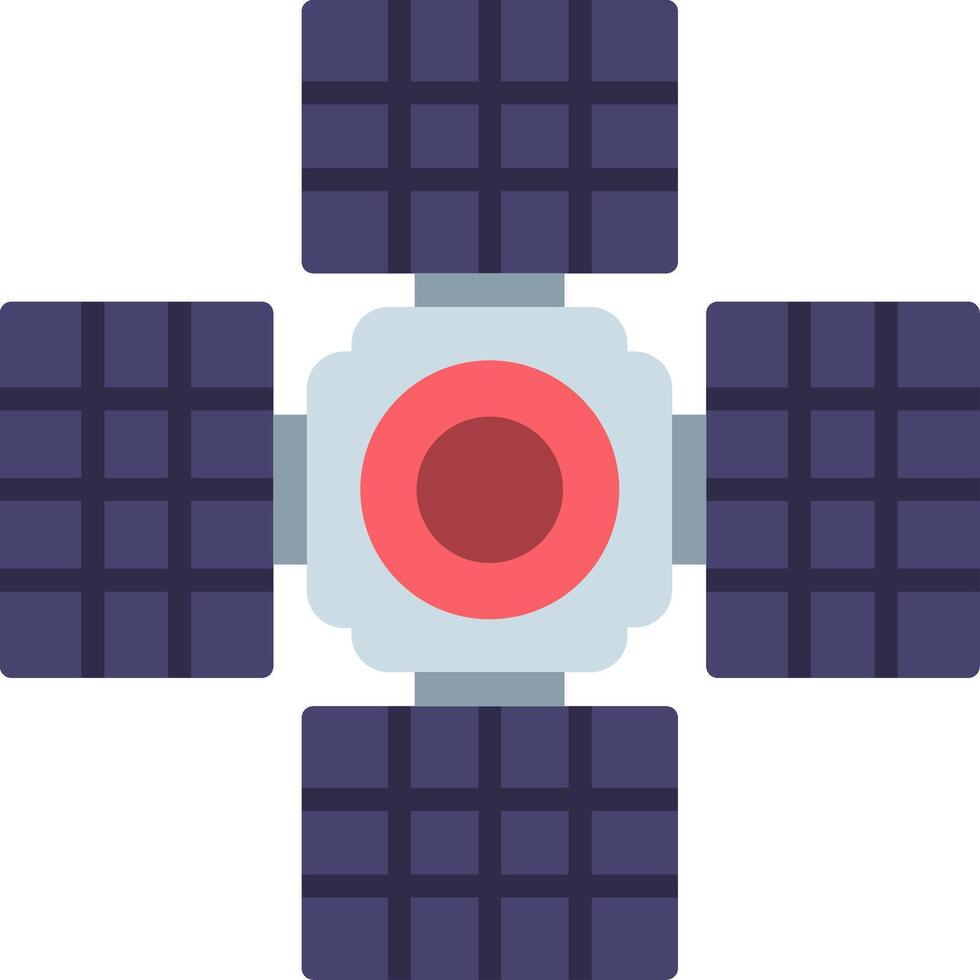 Satellite Flat Icon vector