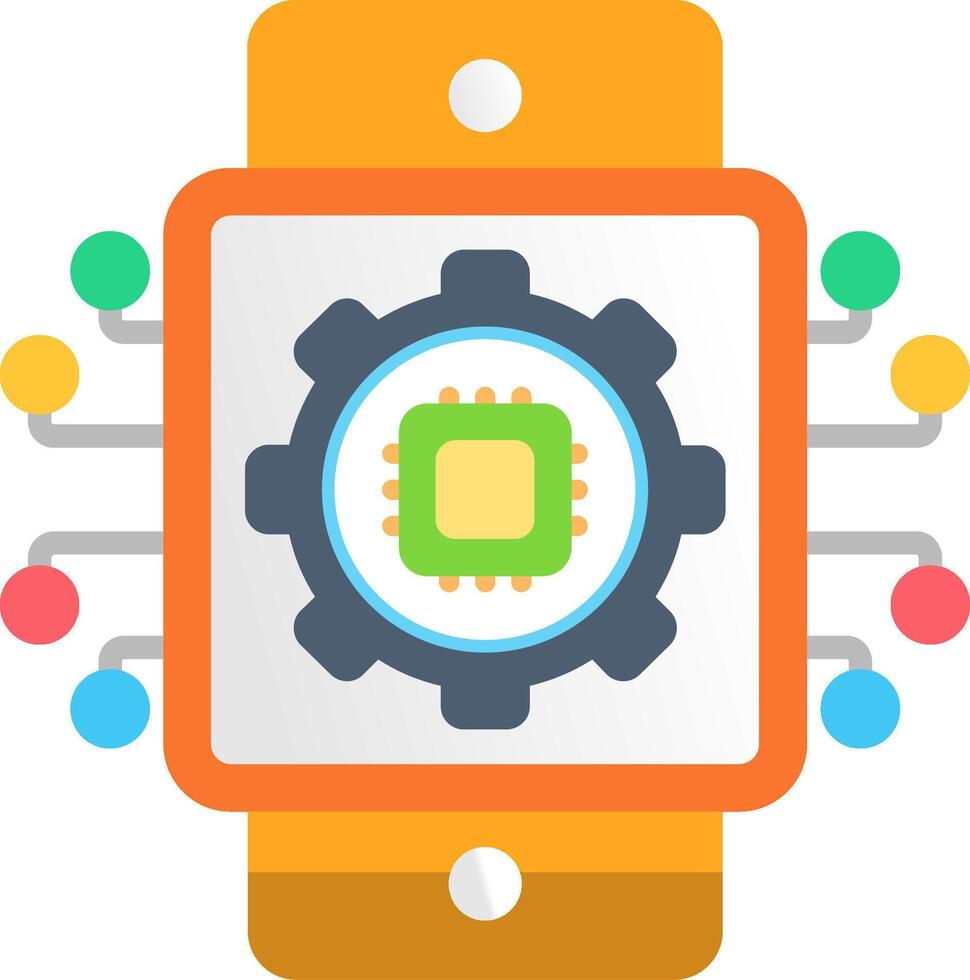 Smartwatch Flat Icon vector