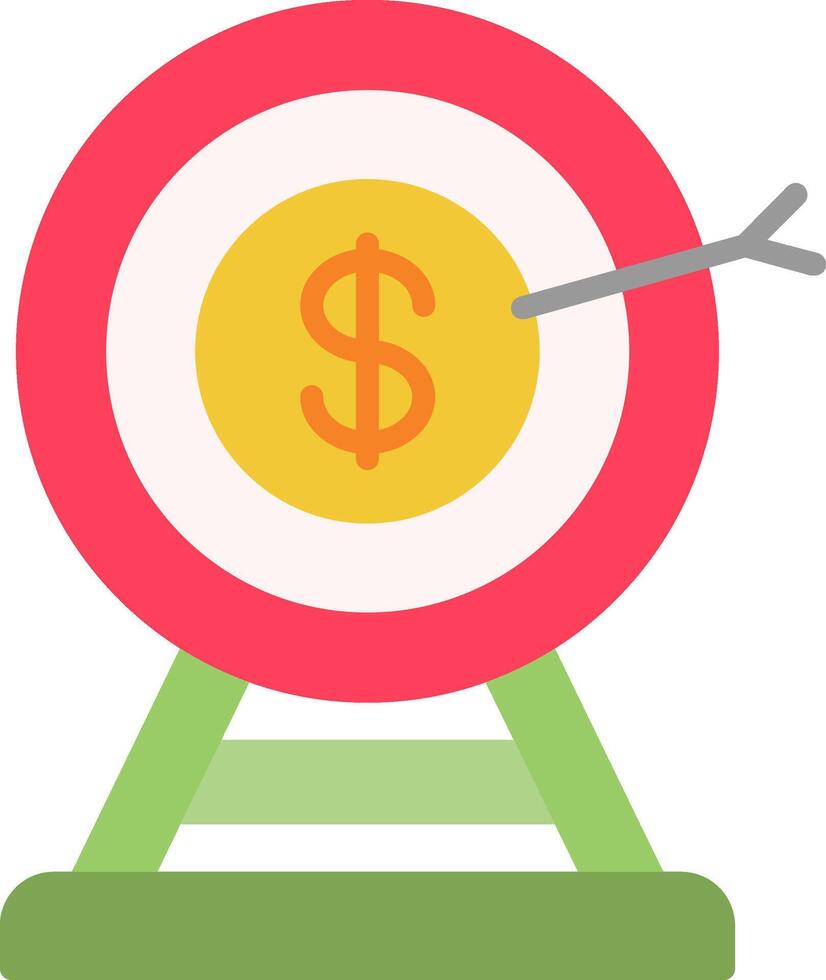 Target Flat Icon vector