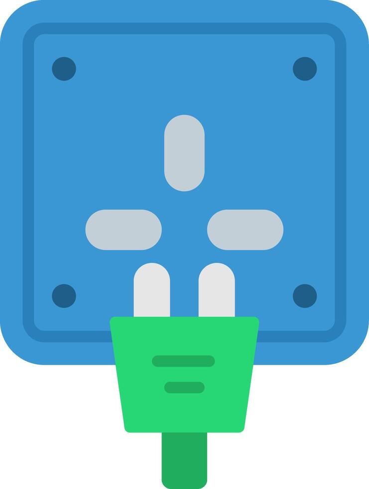 Socket Flat Icon vector