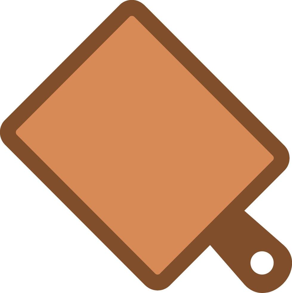 Chopping Board Flat Icon vector