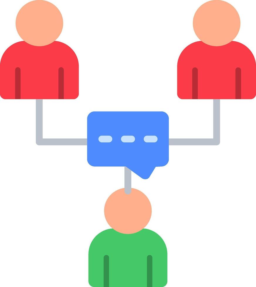 Communication Flat Icon vector