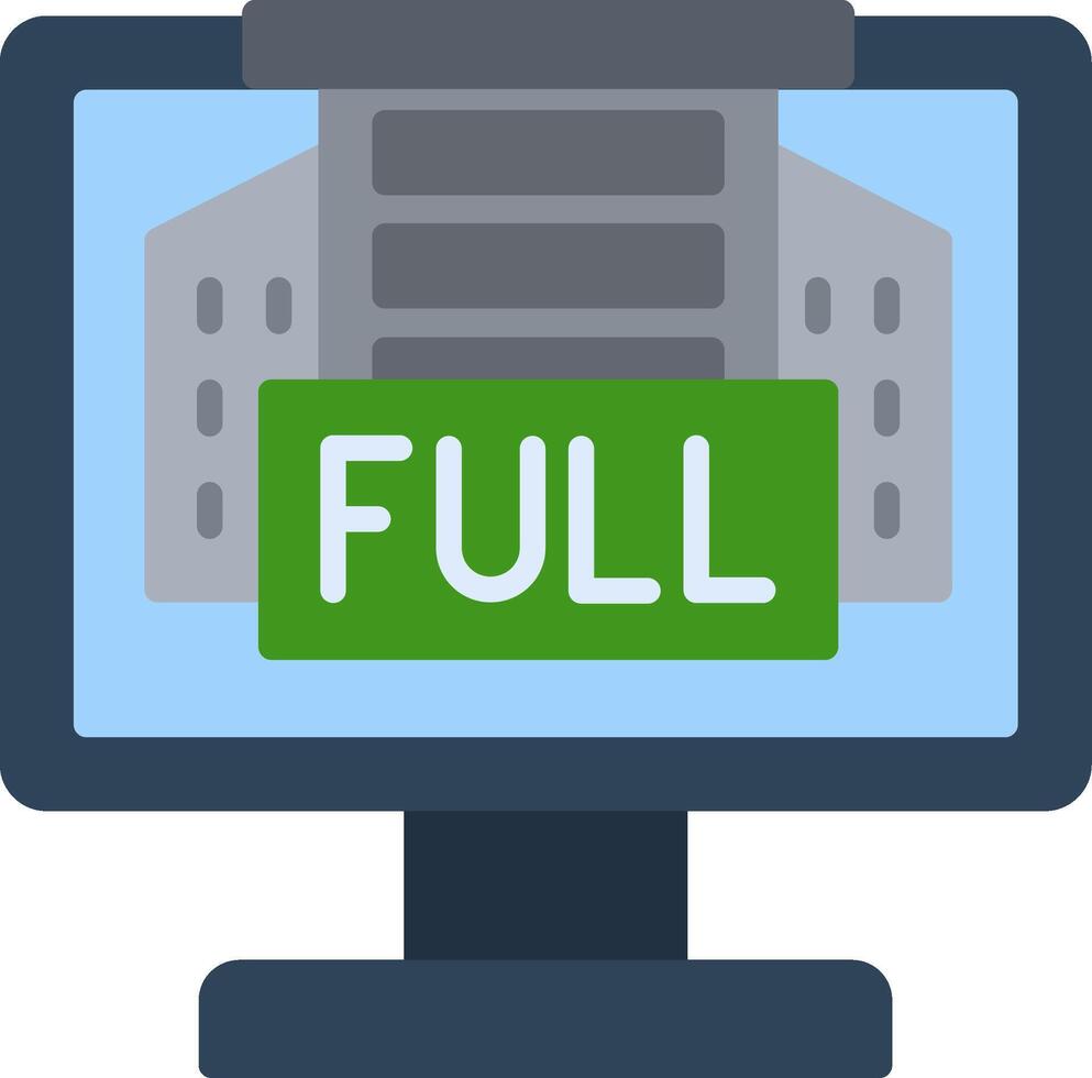 Full Flat Icon vector