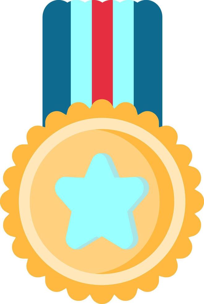 Medal Flat Icon vector