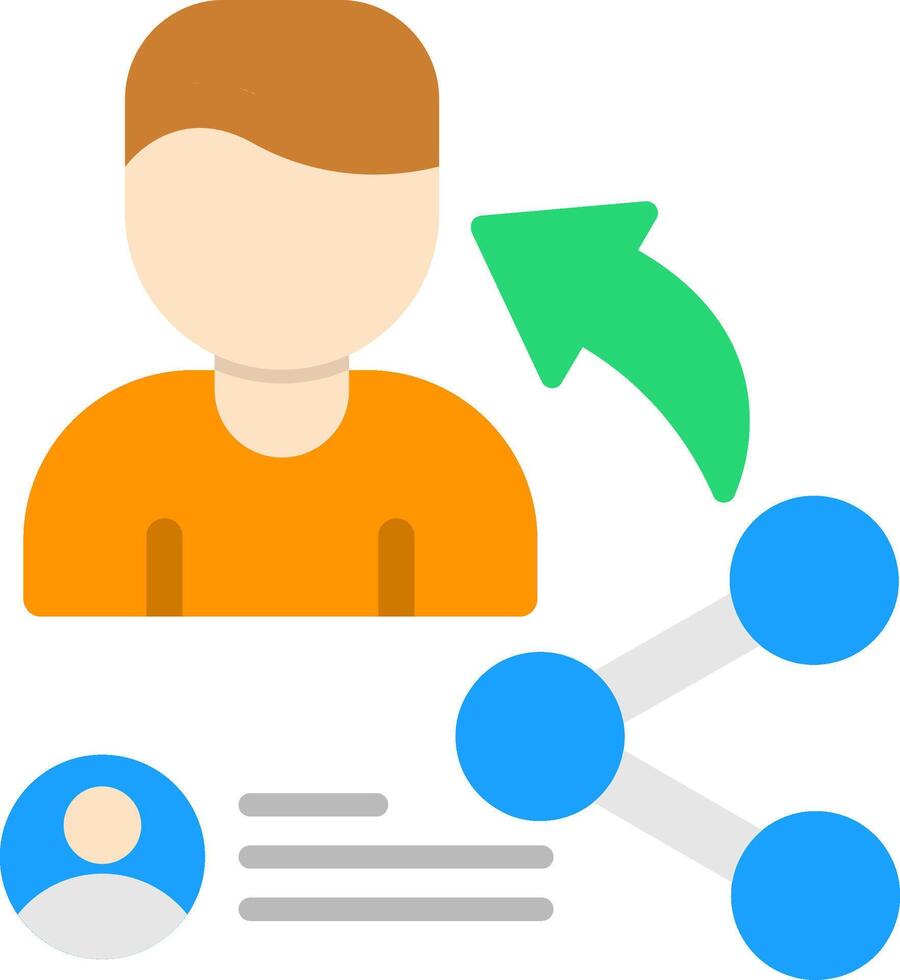 Share Flat Icon vector