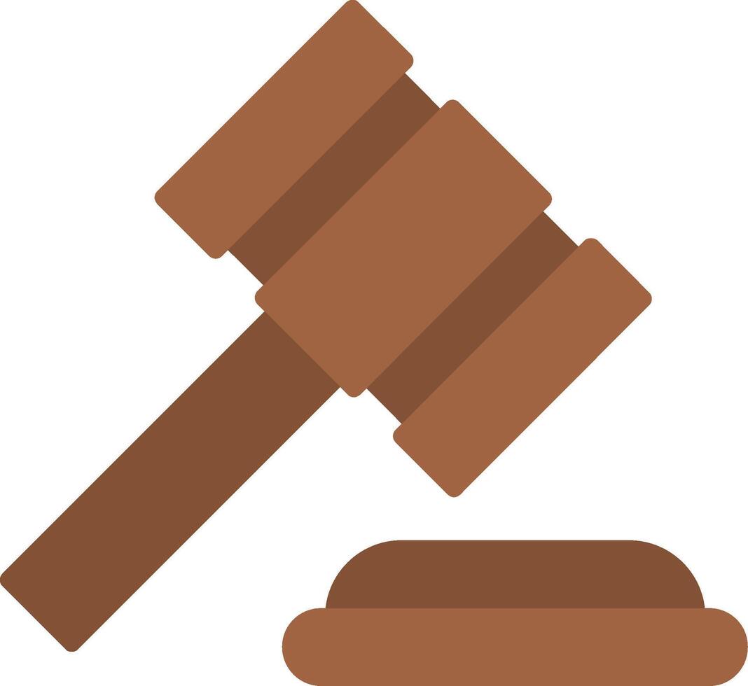 Law Flat Icon vector