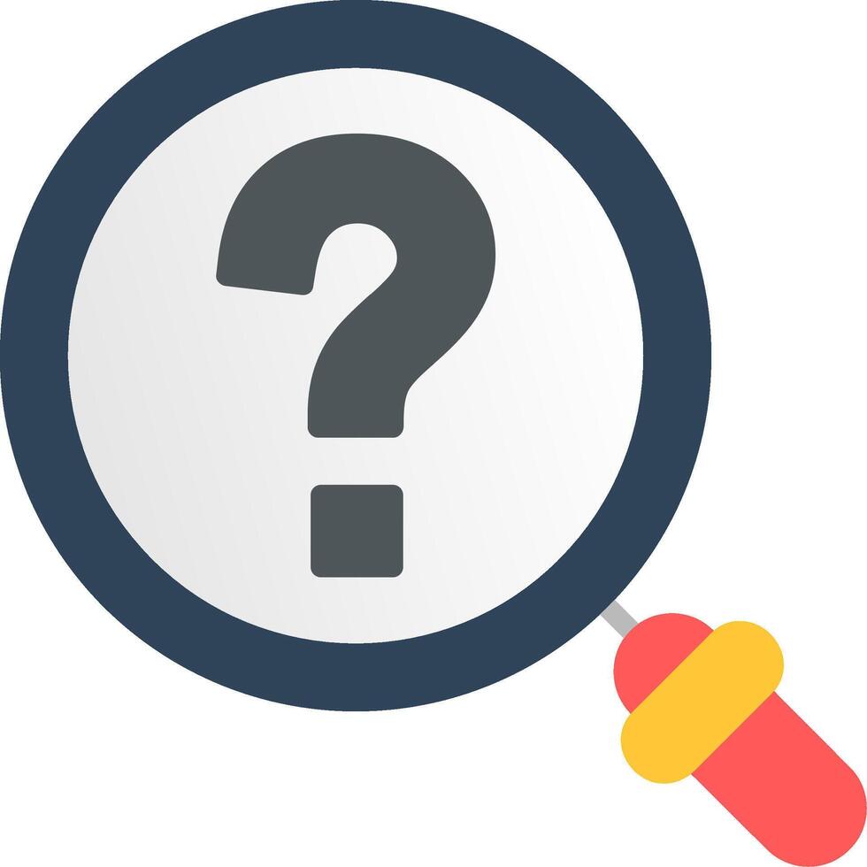 Search Flat Icon vector