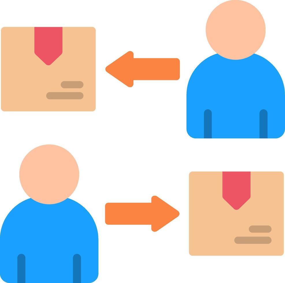 Shift Flat Icon vector