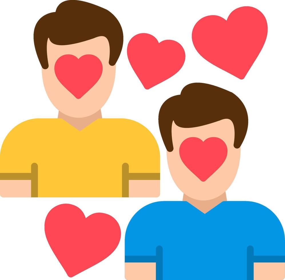 Relationship Flat Icon vector