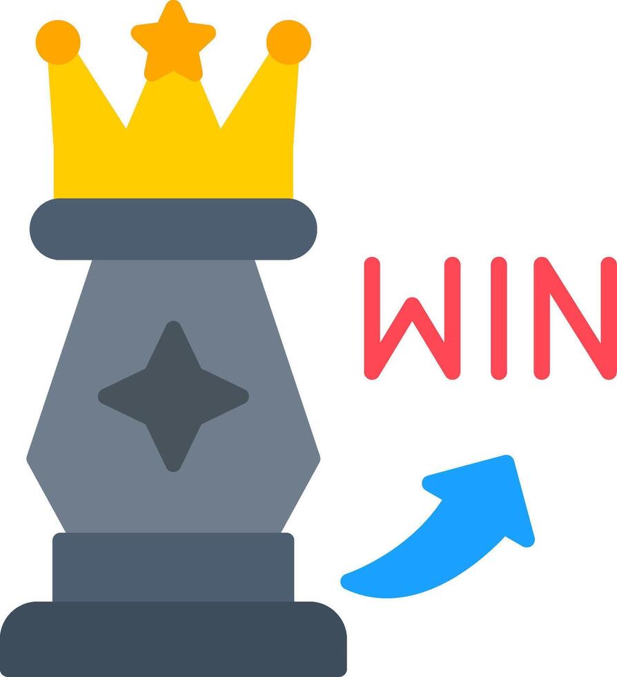 Winner Flat Icon vector