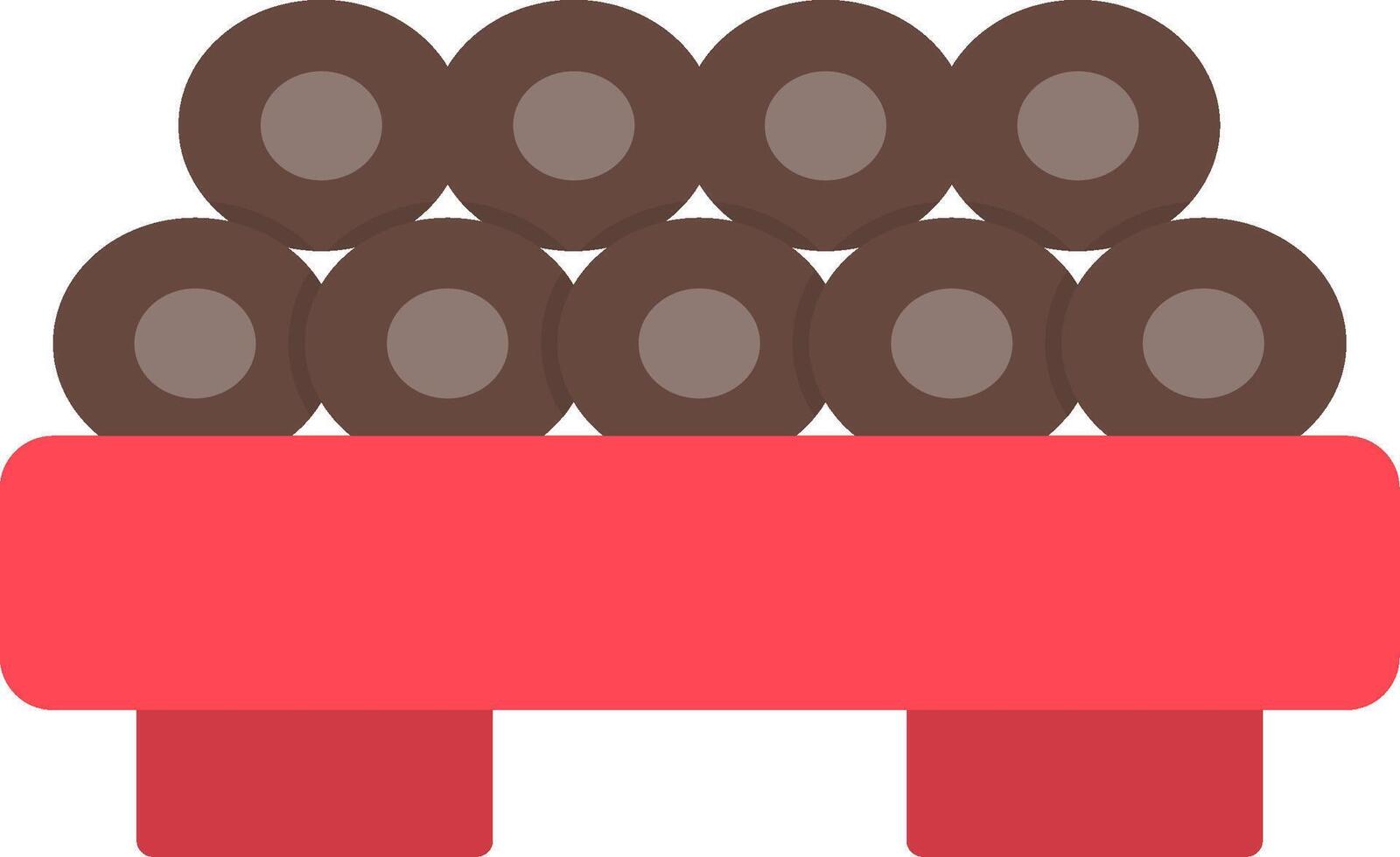 Tobiko Flat Icon vector
