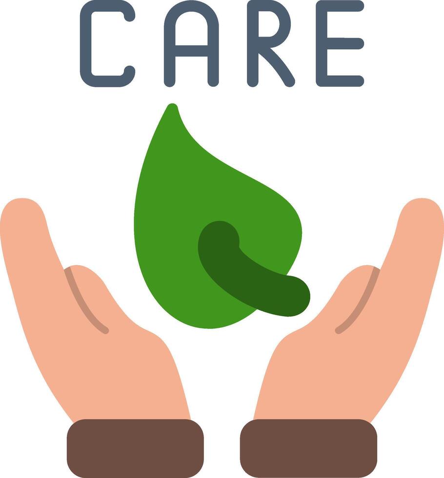 Care Flat Icon vector