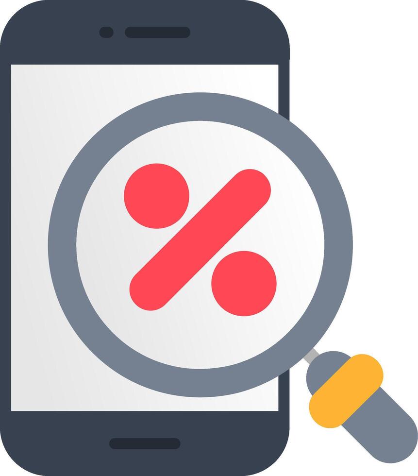 Search Flat Icon vector