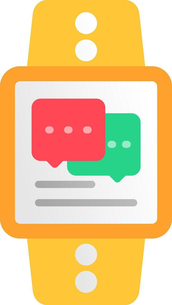 Smartwatch Flat Icon vector