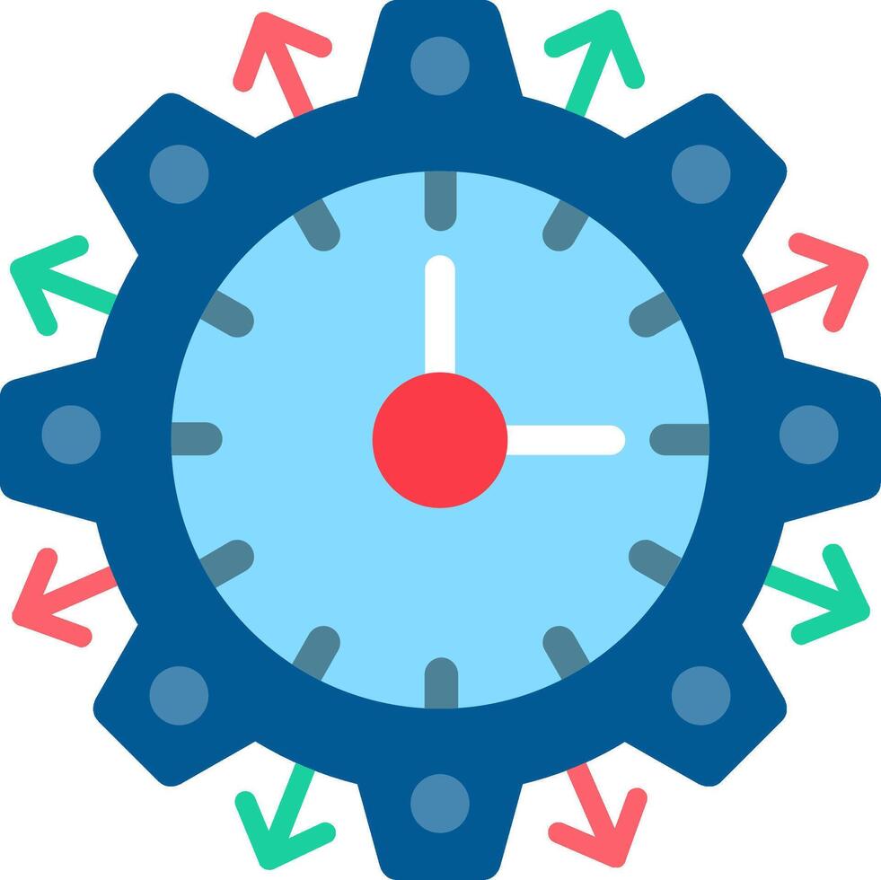Project Management Flat Icon vector
