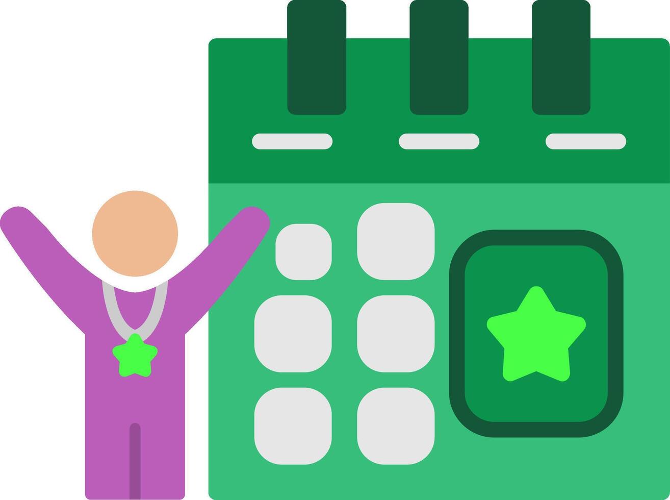 Timeline Flat Icon vector
