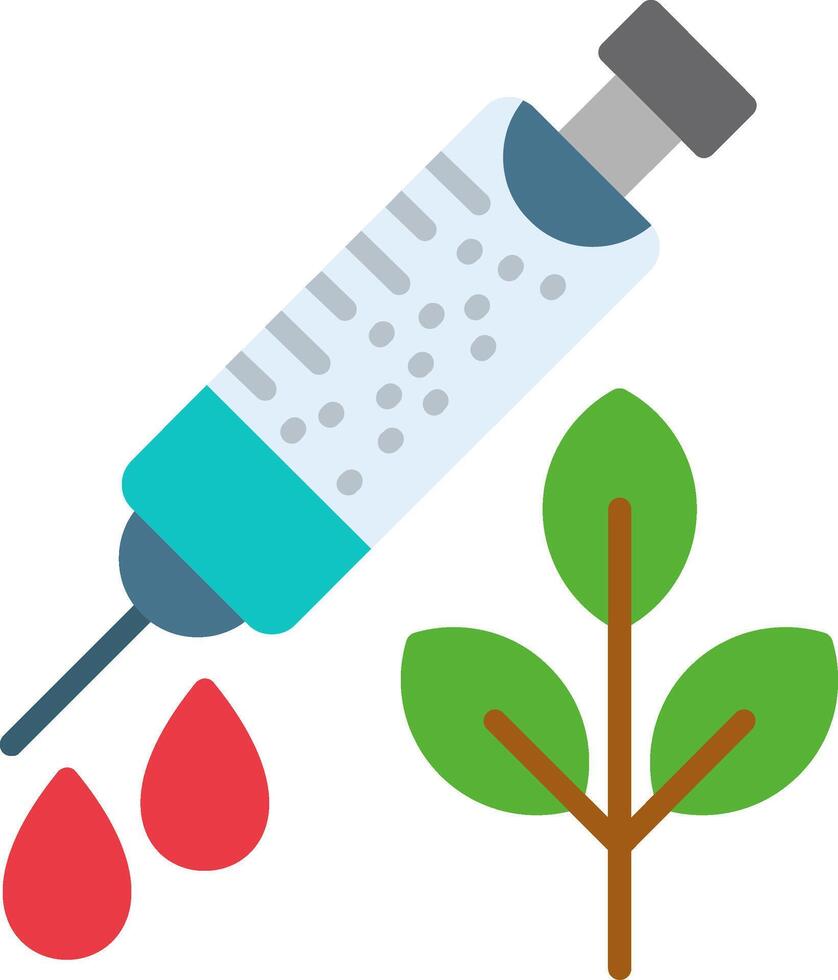 Syringe Flat Icon vector