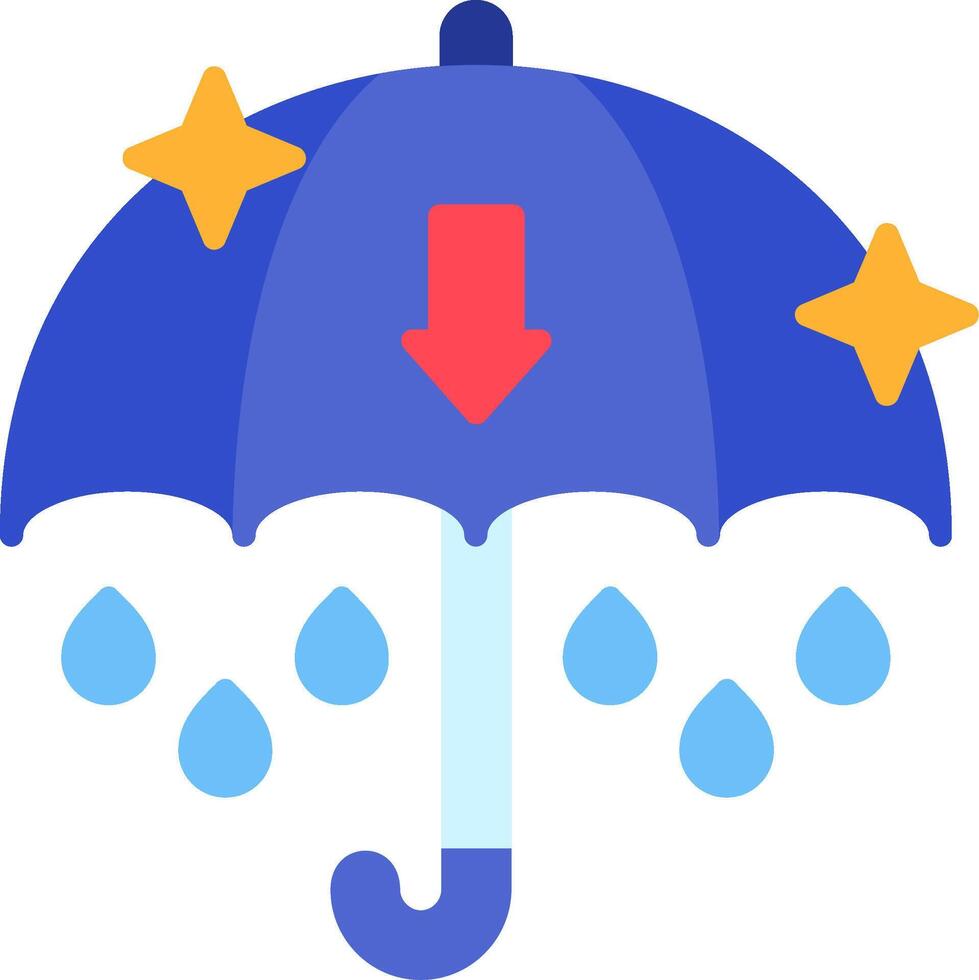 Umbrella Flat Icon vector