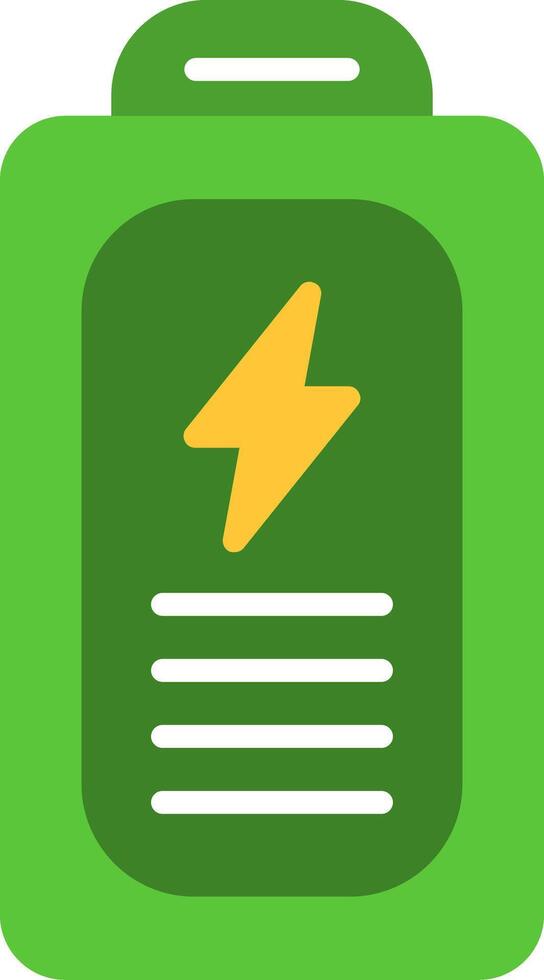 Battery Flat Icon vector