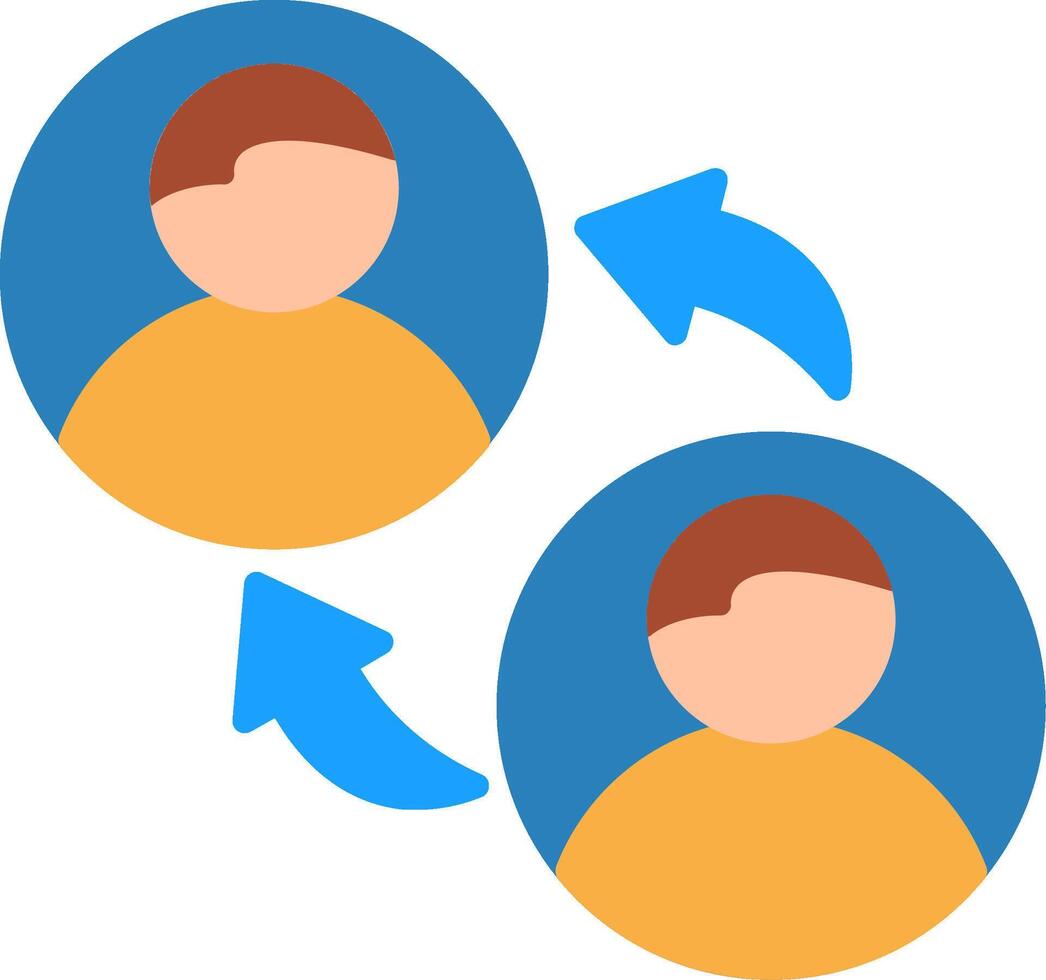 Change Flat Icon vector